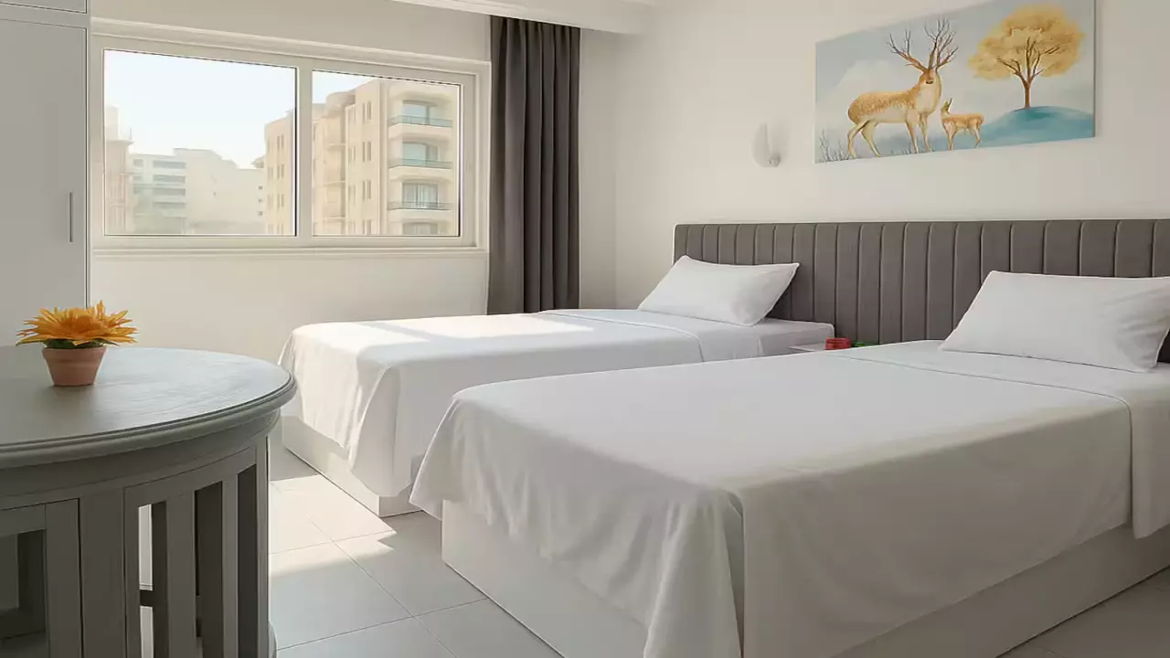 Hurghada scandic resort Compound The compound is located in the first row from the sea and features multiple swimming pools for guests image 5