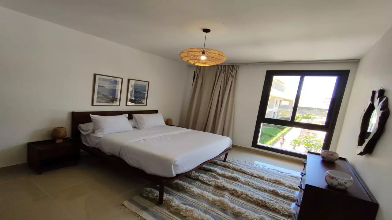 El Gouna Chalet  3 Bedrooms with Terrace & Pool View