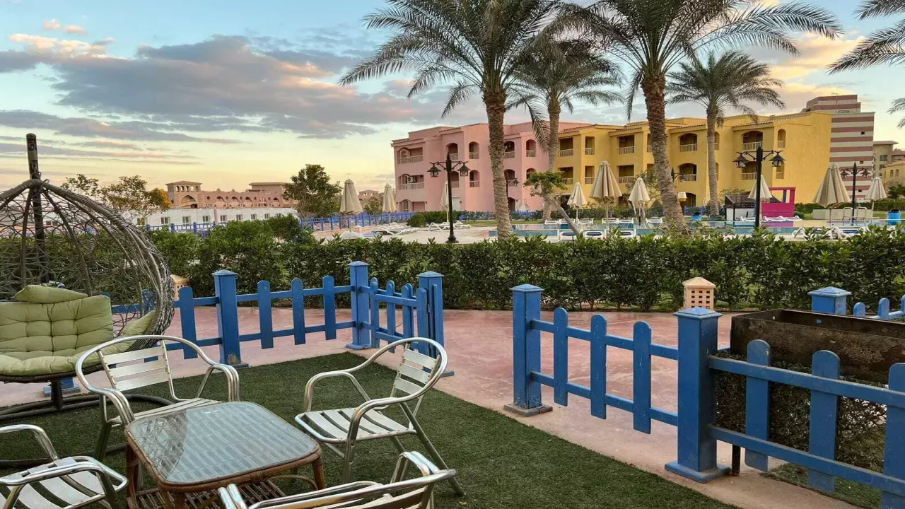 Chalet in Porto South  El Sokhna  Pool & Garden Access  Reception code 308004 image 2