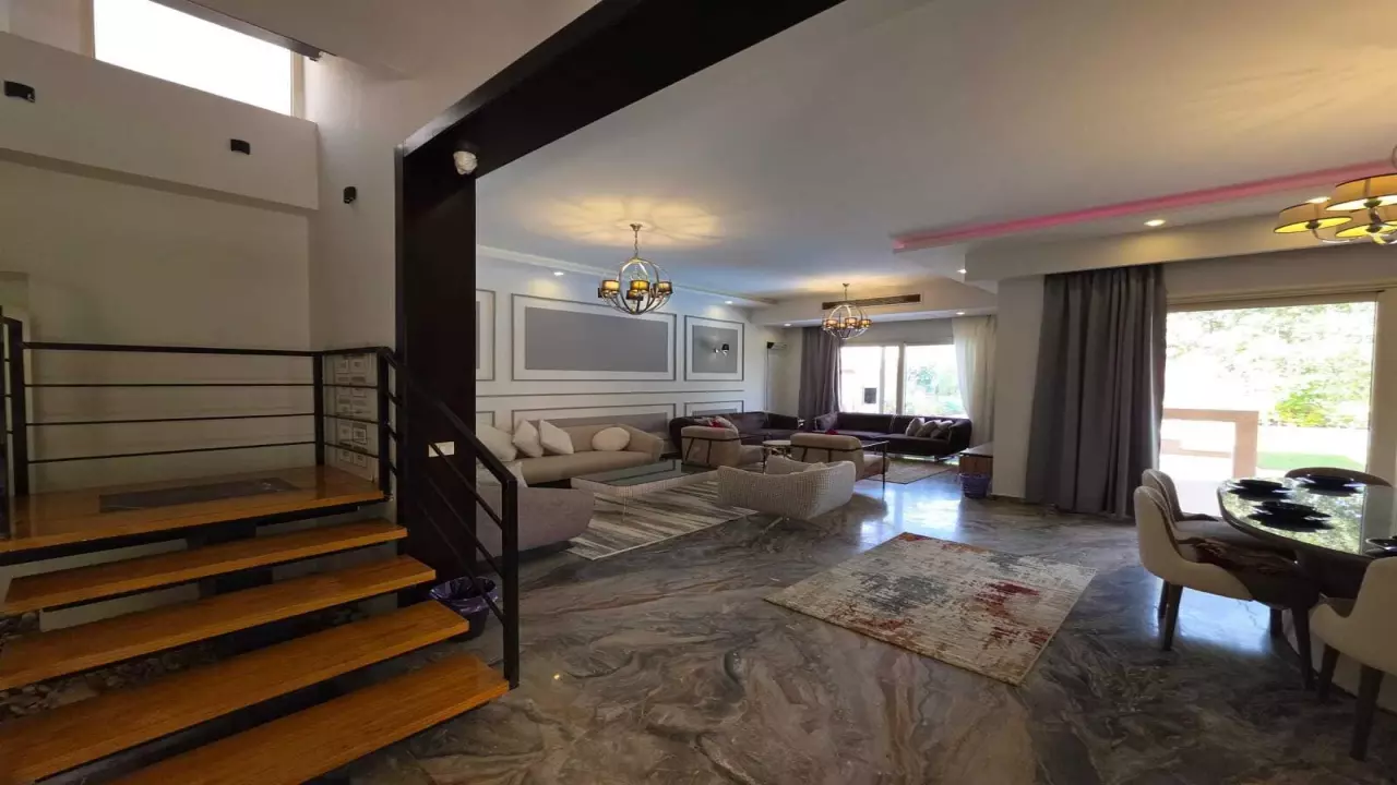 Allegria Beverly Hills Sheikh Zayed Luxury Villa for Rent 4BR Sauna & Steam image 5