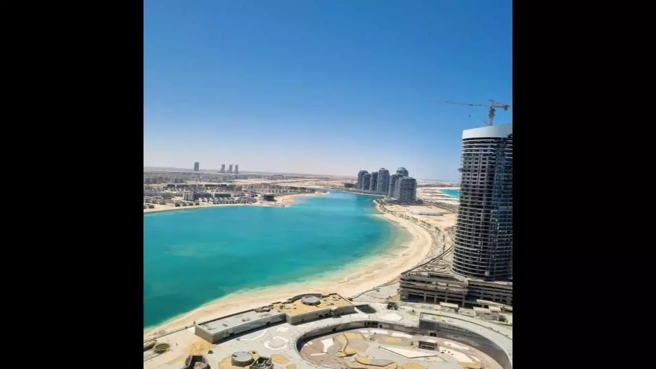 Studio for Rent  Lagoon & Pool View in Prime Location Al Alamein  Alamein Towers
