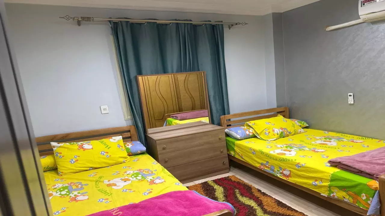 Furnished Apartment  Gardenia Zahraa Nasr City  Ground Floor with Garden  3 Bedrooms image 4
