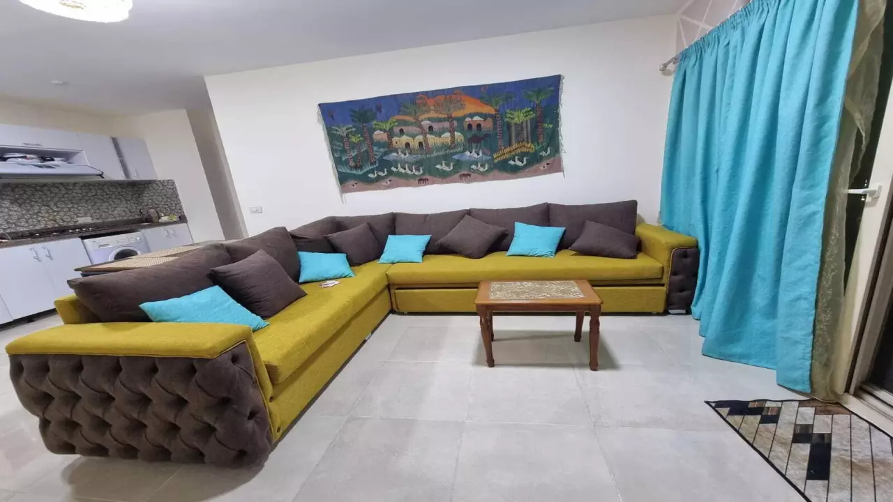 1Bedroom Chalet with Reception  4 Guests Tiba  Golden Resort Hurghada downtown