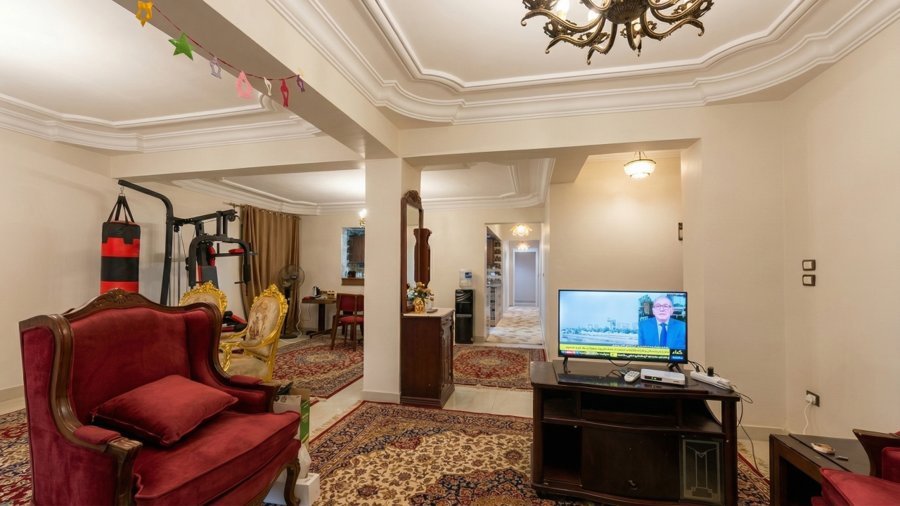 Luxury 2BR Apartment with Spacious Reception in El Fustat image 4