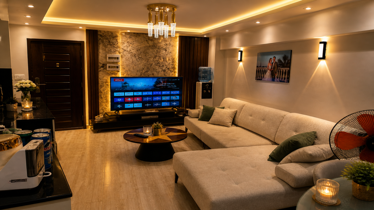 Luxury 1Bedroom Apartment 75 sqm Hurghada Airport & Tourist Promenade in Hurghada image 3
