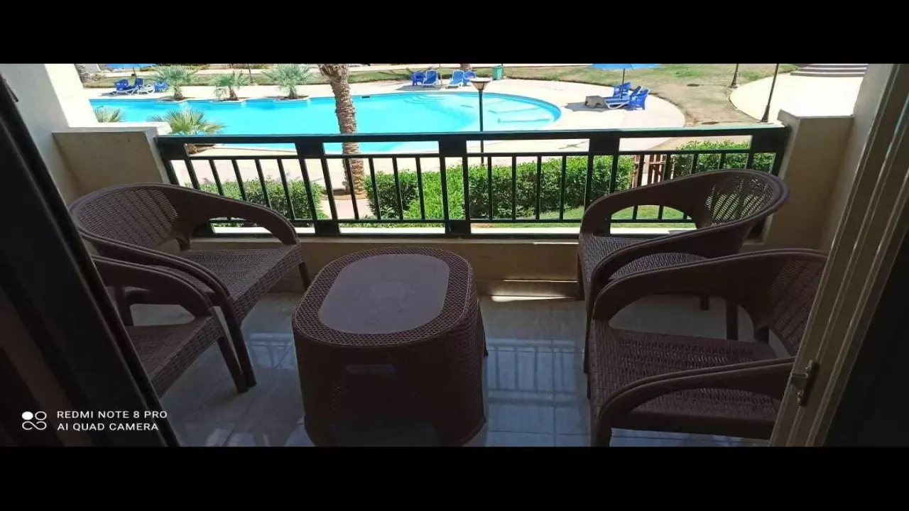Sea & Pool View 2BR Chalet  Palm Beach Ain Sokhna