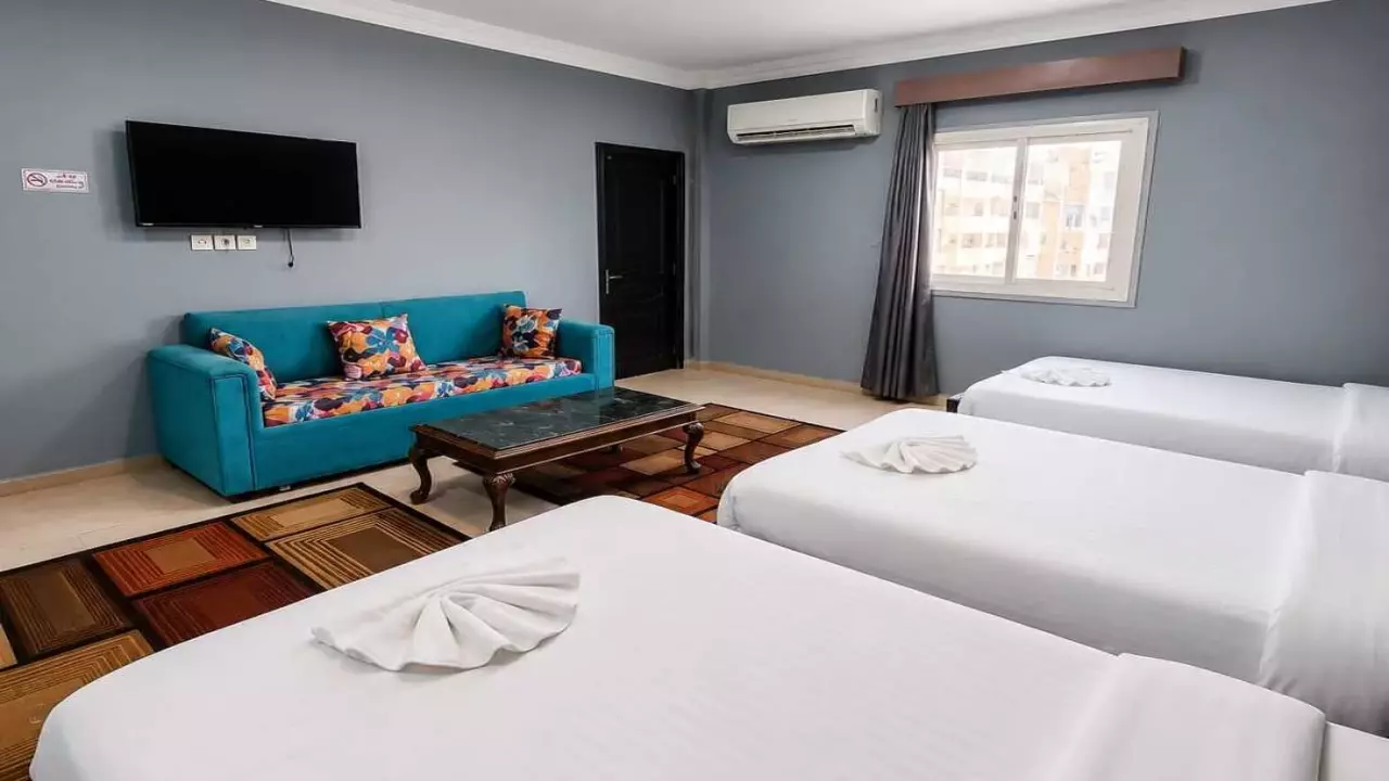 Giza  Pyramids Apartment accommodates up to 4 guests with a direct view of the pyramids image 3