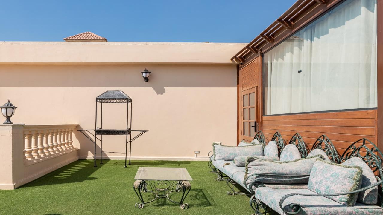 Rooftop in Fifth Settlement ElShouyfat Street with a private green area image 2